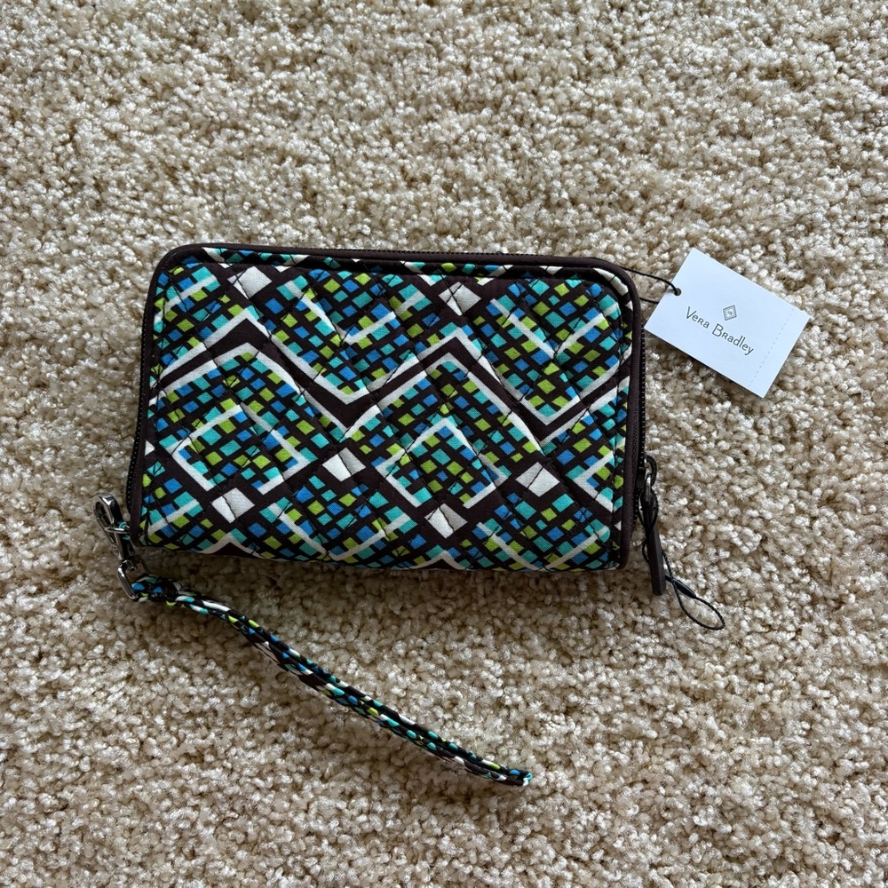 Vera Bradley Grab & Go‎ Wristlet Rain Forest